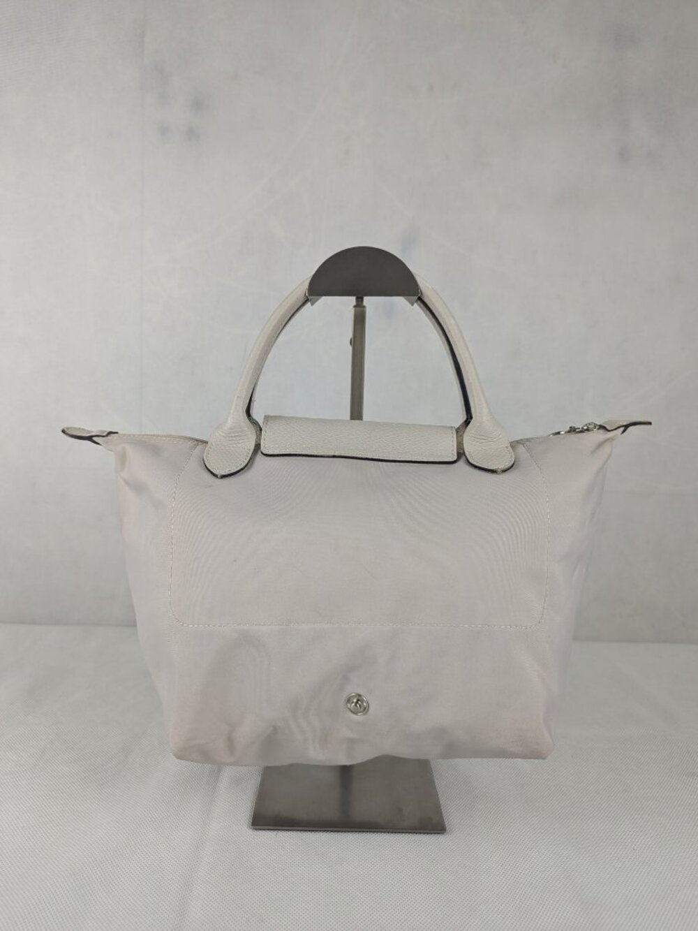 Pre-Owned Longchamp Le Pliage Nylon Tote Bag White – Authentic – Fast Dispatch - Picture 2 of 16